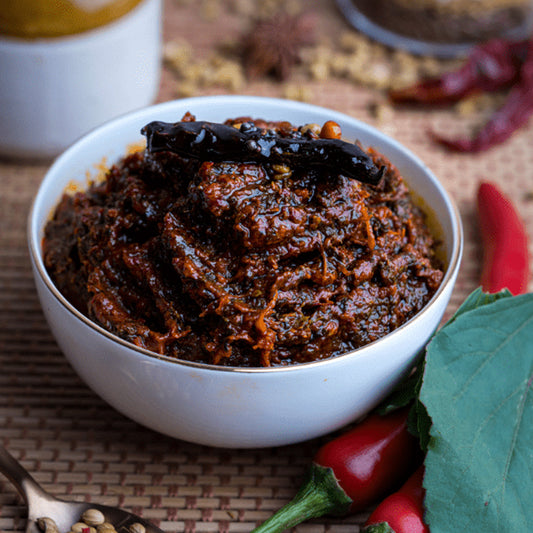 Sorrel Red Chilli Pickle ( గోంగూర పండు మిర్చి  పచ్చడి  )